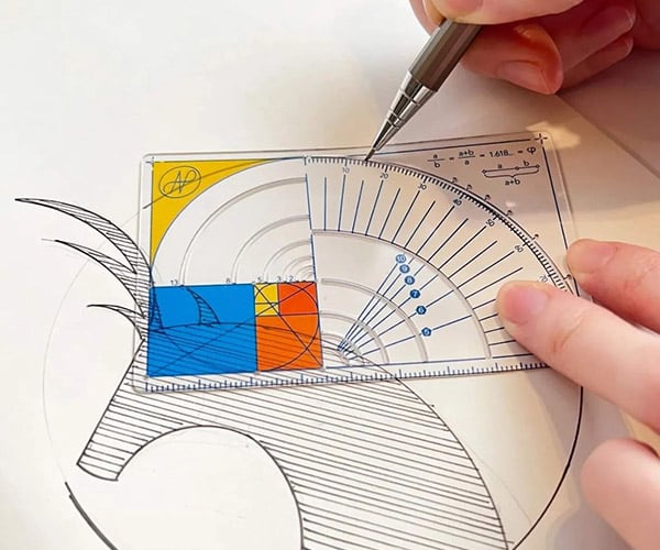 Phi Ruler 2.0 Helps You Draw with the Golden Ratio